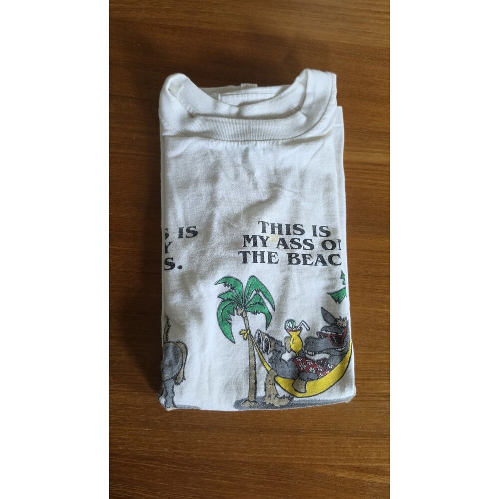 Vintage Cancun Reef Cozumel Souvenir T-shirt Size XL READ Description